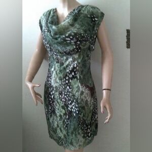 BIANCA NYGARD Sleeveless Lace Overlay Dress Women's Size 6